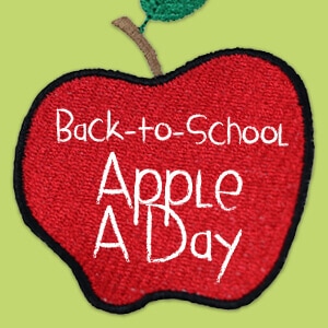 Apple-A-Day Video Series and FREE Designs