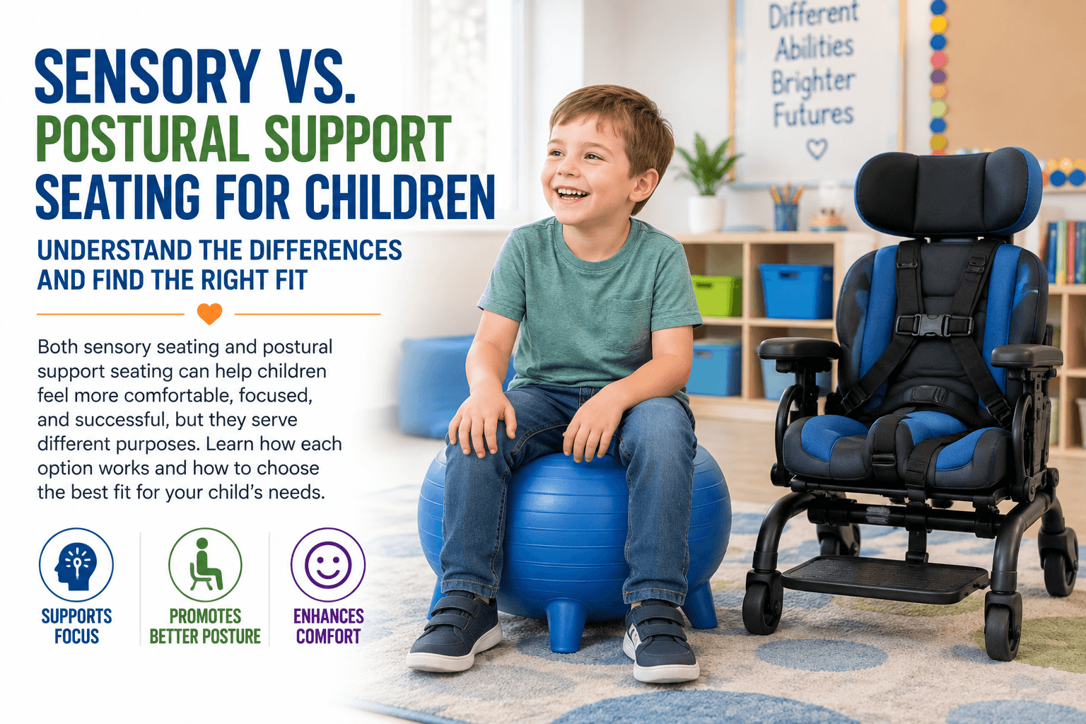 Sensory vs Postural Support Seating for Children