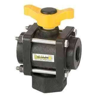 ProTool Softwash 2 Way Poly Valve Bottom Port