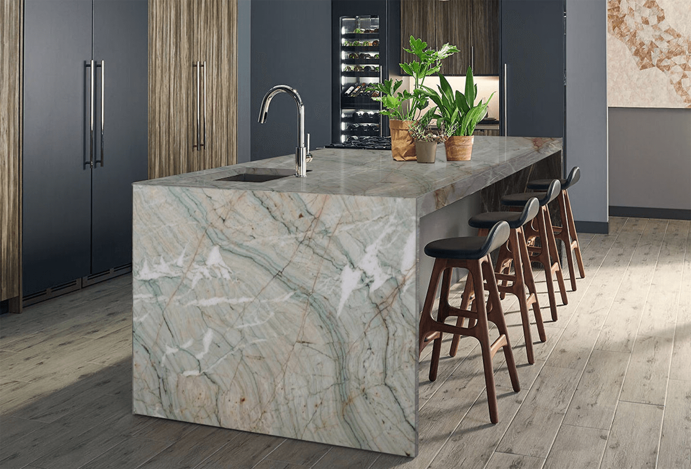 Alexandrita Quartzite; The Durable Material for Your Kitchen