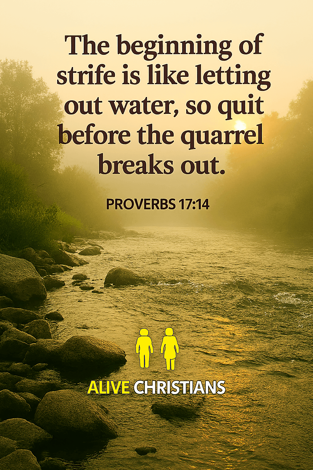 strife and quarrel scripture