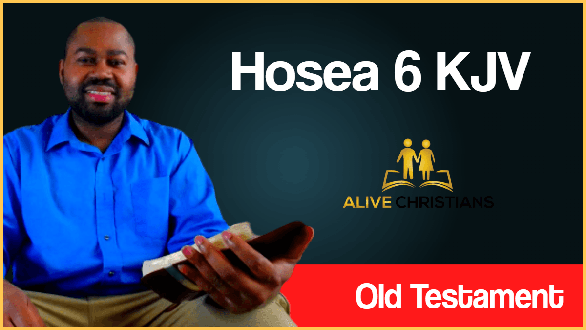 Hosea 6  KJV with Audio - Come, and let us return unto the Lord: