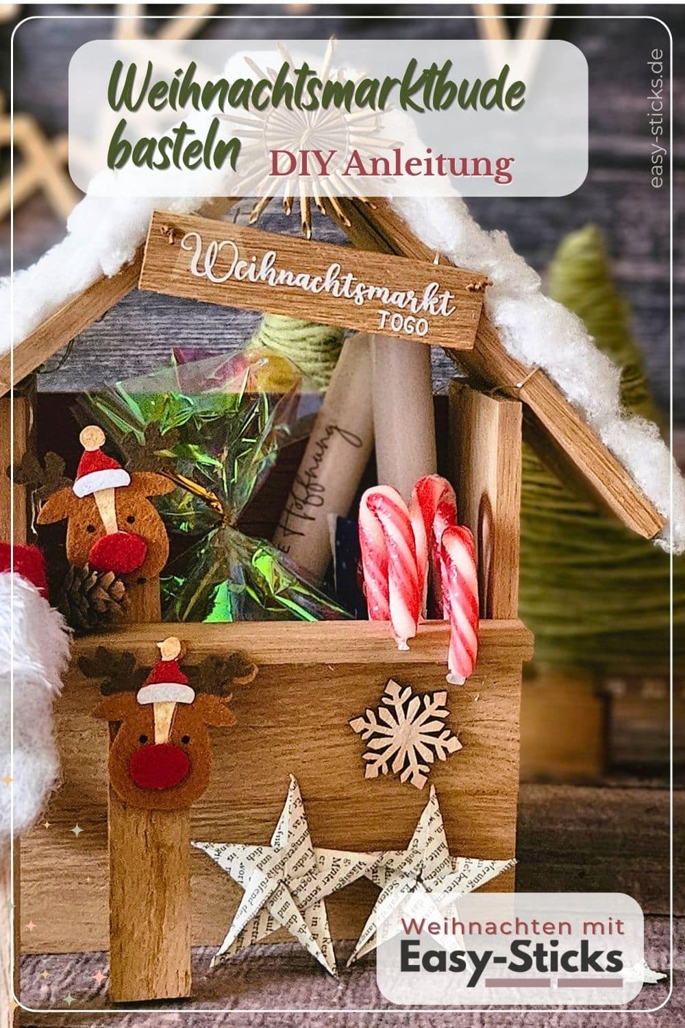 Weihnachtsmarktbude basteln - DIY Anleitung