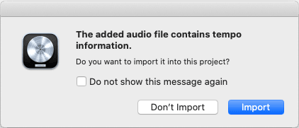 Import tempo metadata from your stereo files into your mastering projects