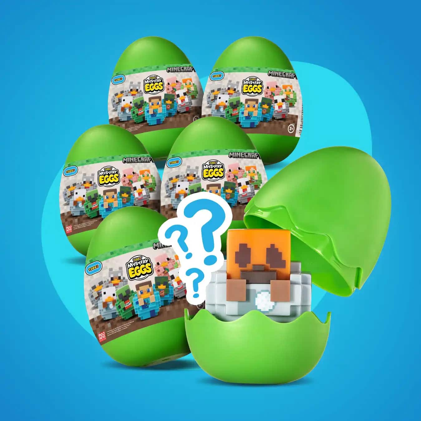 Minecraft Mystery Eggs TUBBZ Collection Characters, Rarities and Variants