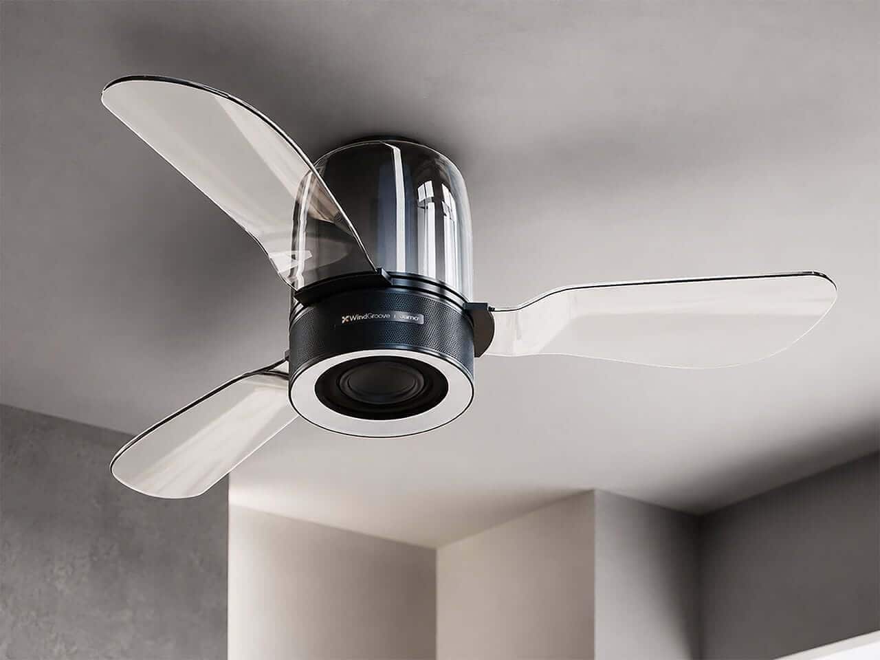 AirFi One lighting and fan combination in a modern interior