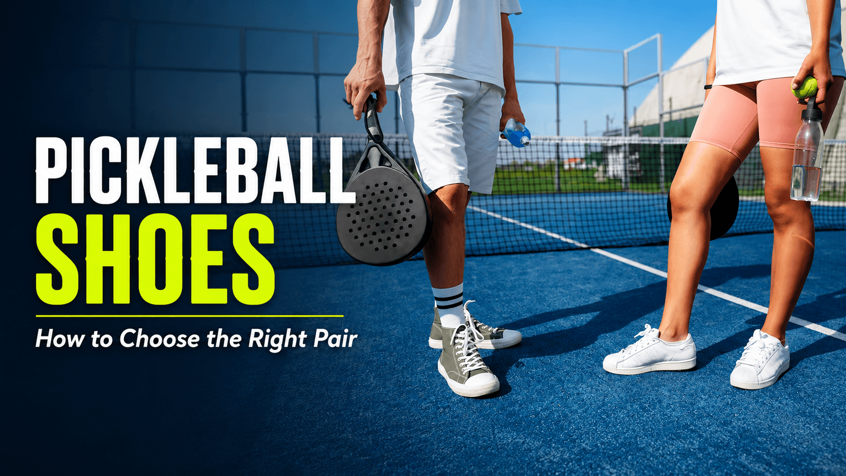 Best Pickleball Shoes for Wide Feet, Plantar Fasciitis and Foot Pain