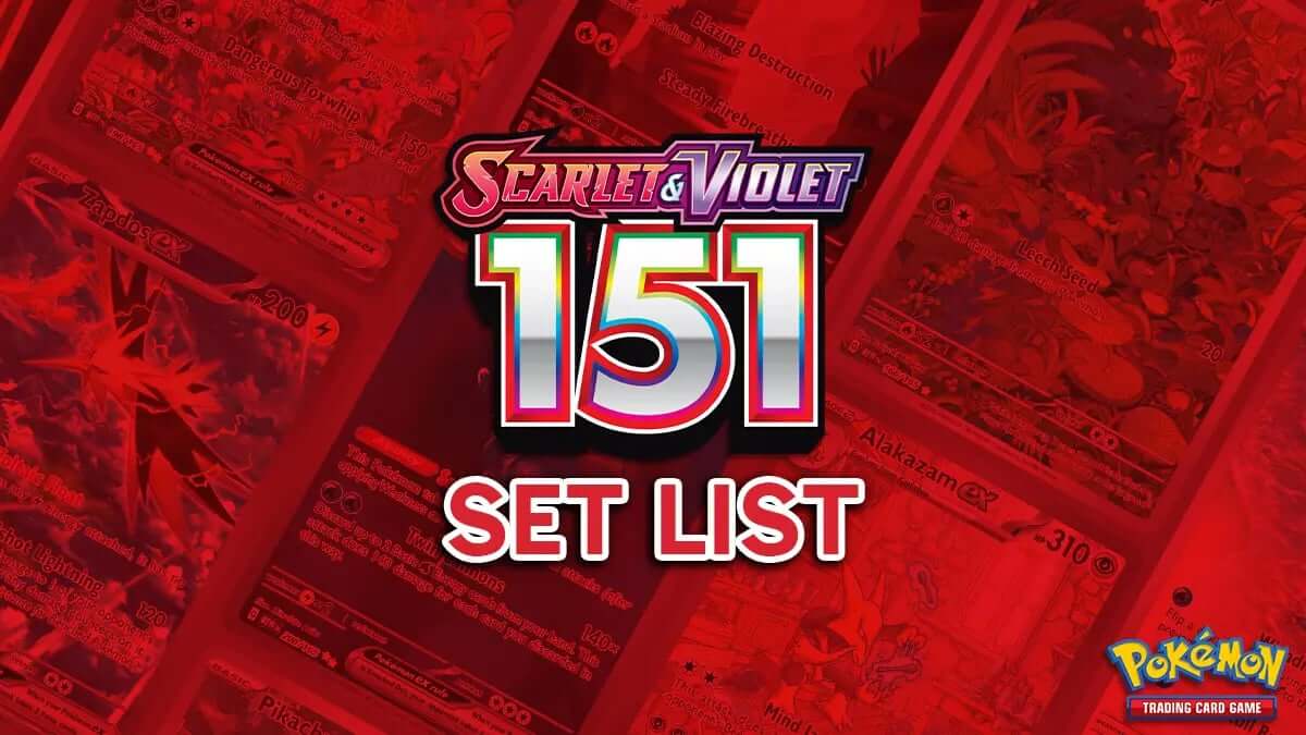 151 Card List - Pokémon TCG