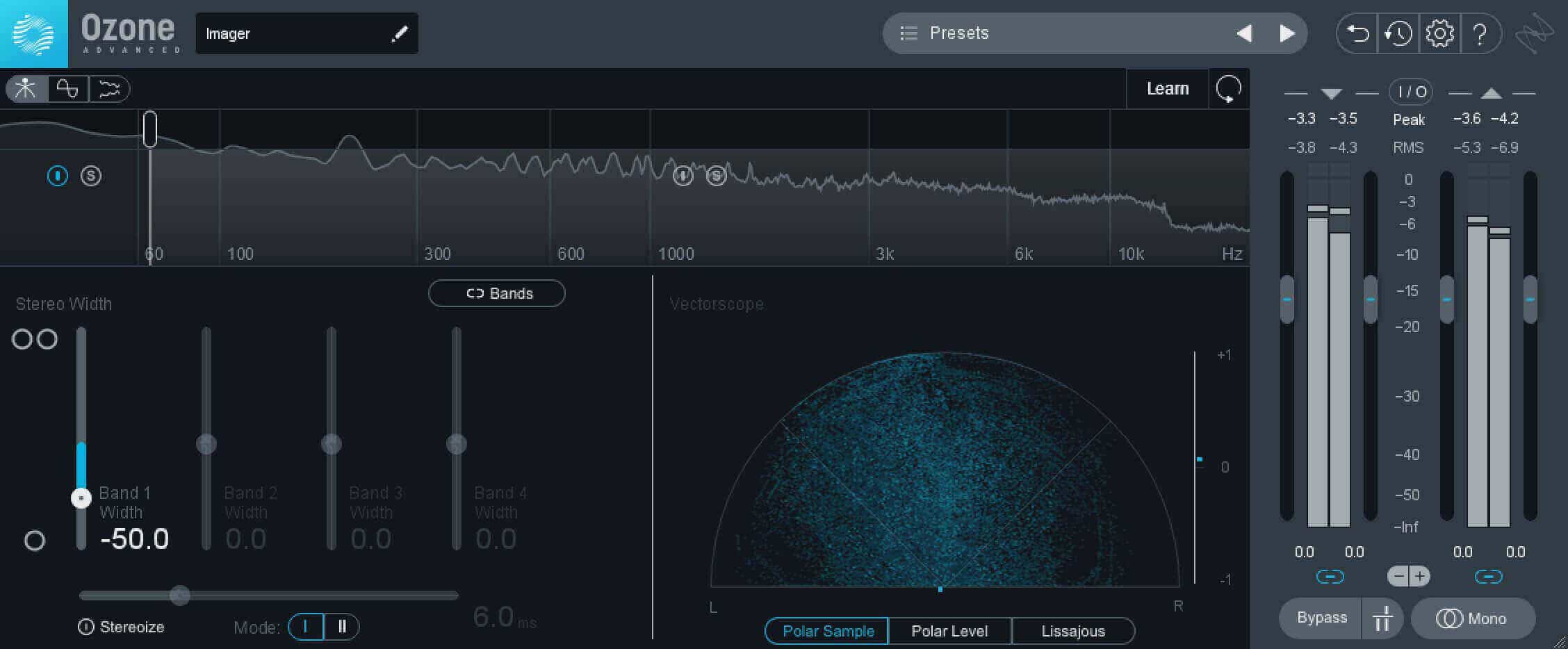 Using Ozone Imager to control extreme out-of-phase low end information