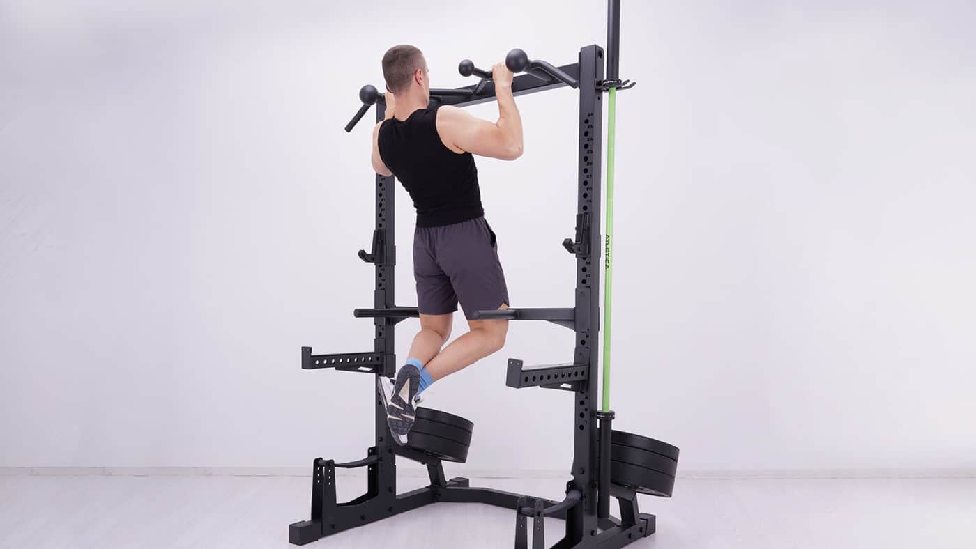 Squat Rack Klimmzüge 