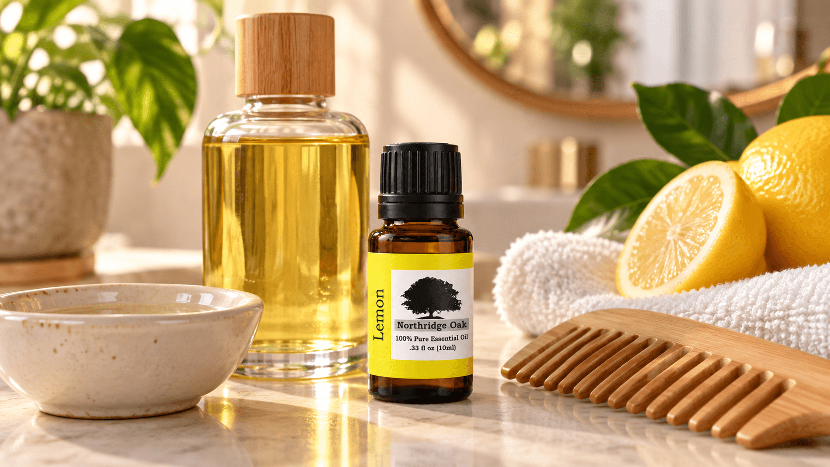 Lemon Essential Oil for Hair and Scalp: Uses, Studies and Recipes