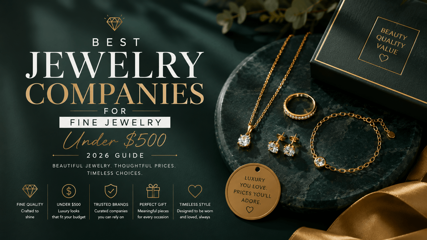 best jewelry companies for fine jewelry under $500