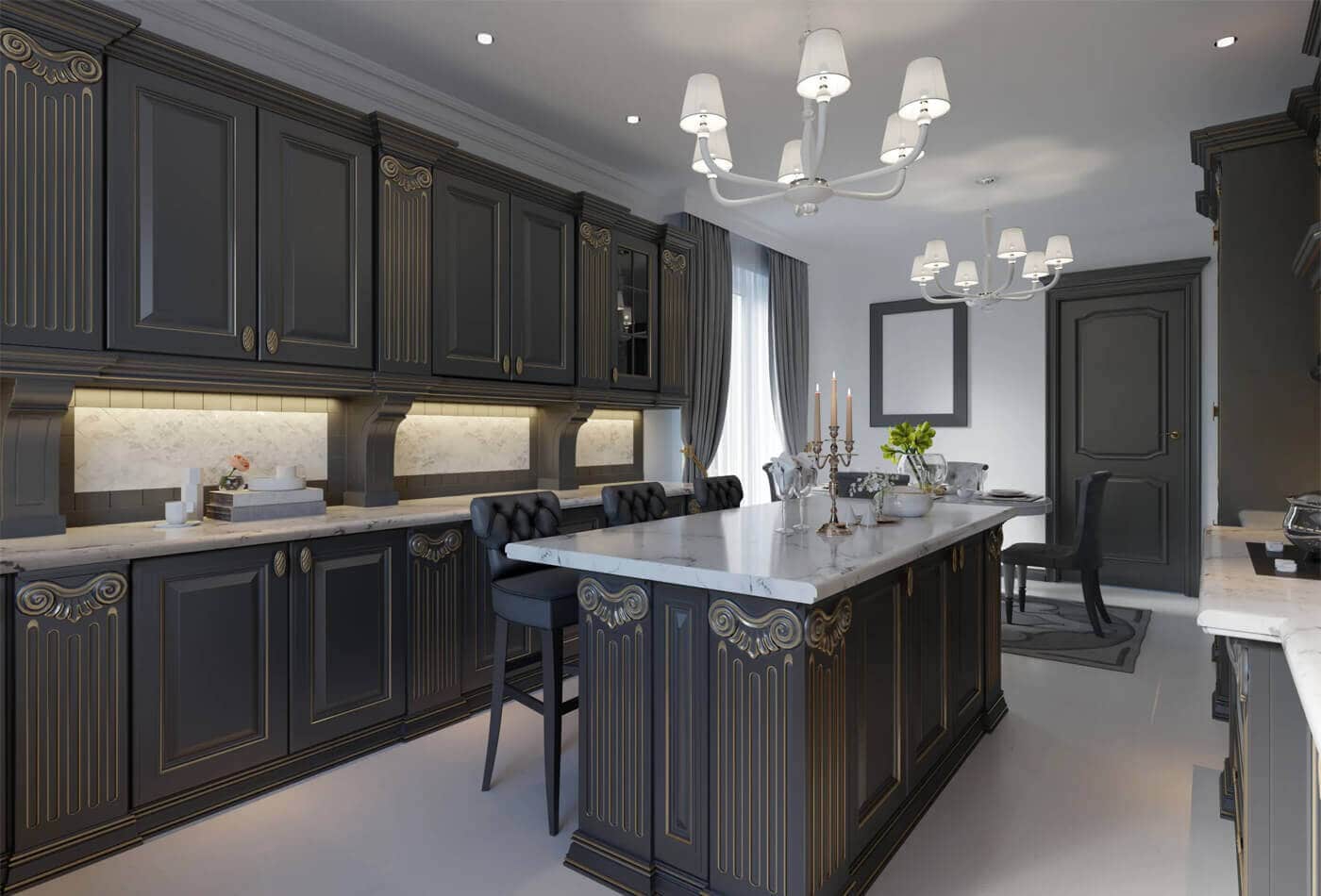 Black Kitchen Cabinets Still A Contender