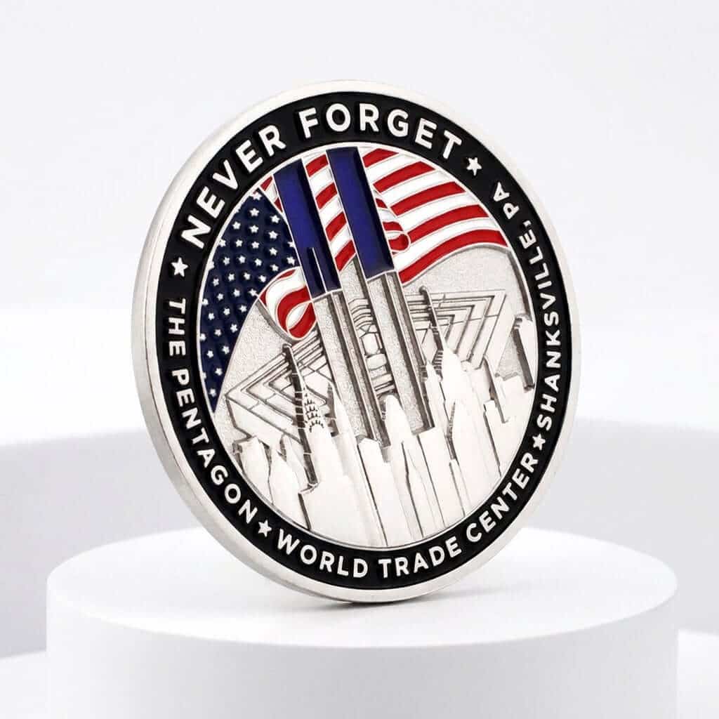 September 11th 25th Anniversary 3D Challenge Coin