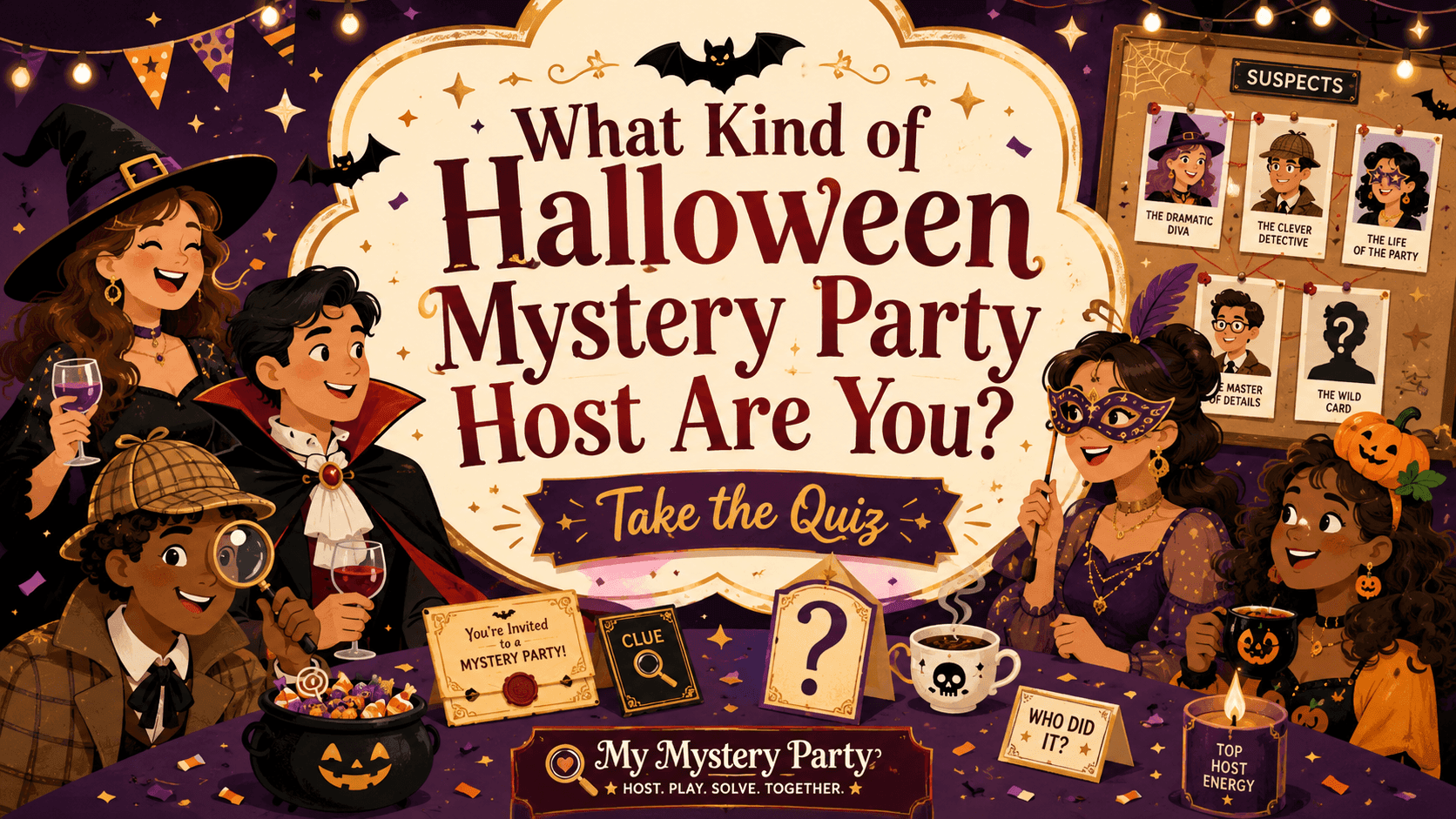 What Kind of Halloween Mystery Party Host are you?