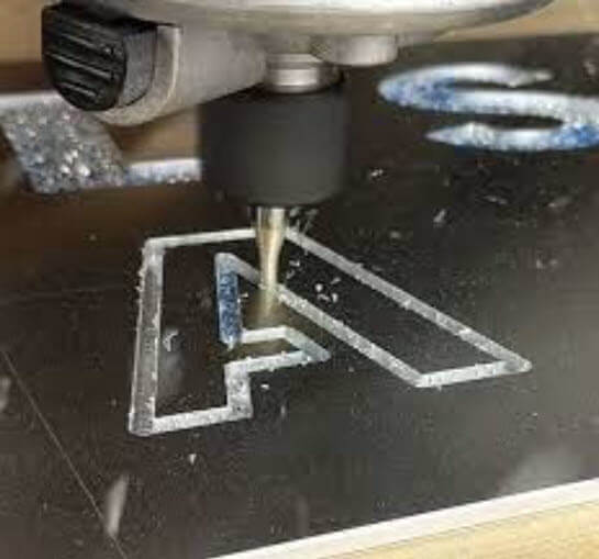 cut aluminum on a cnc router