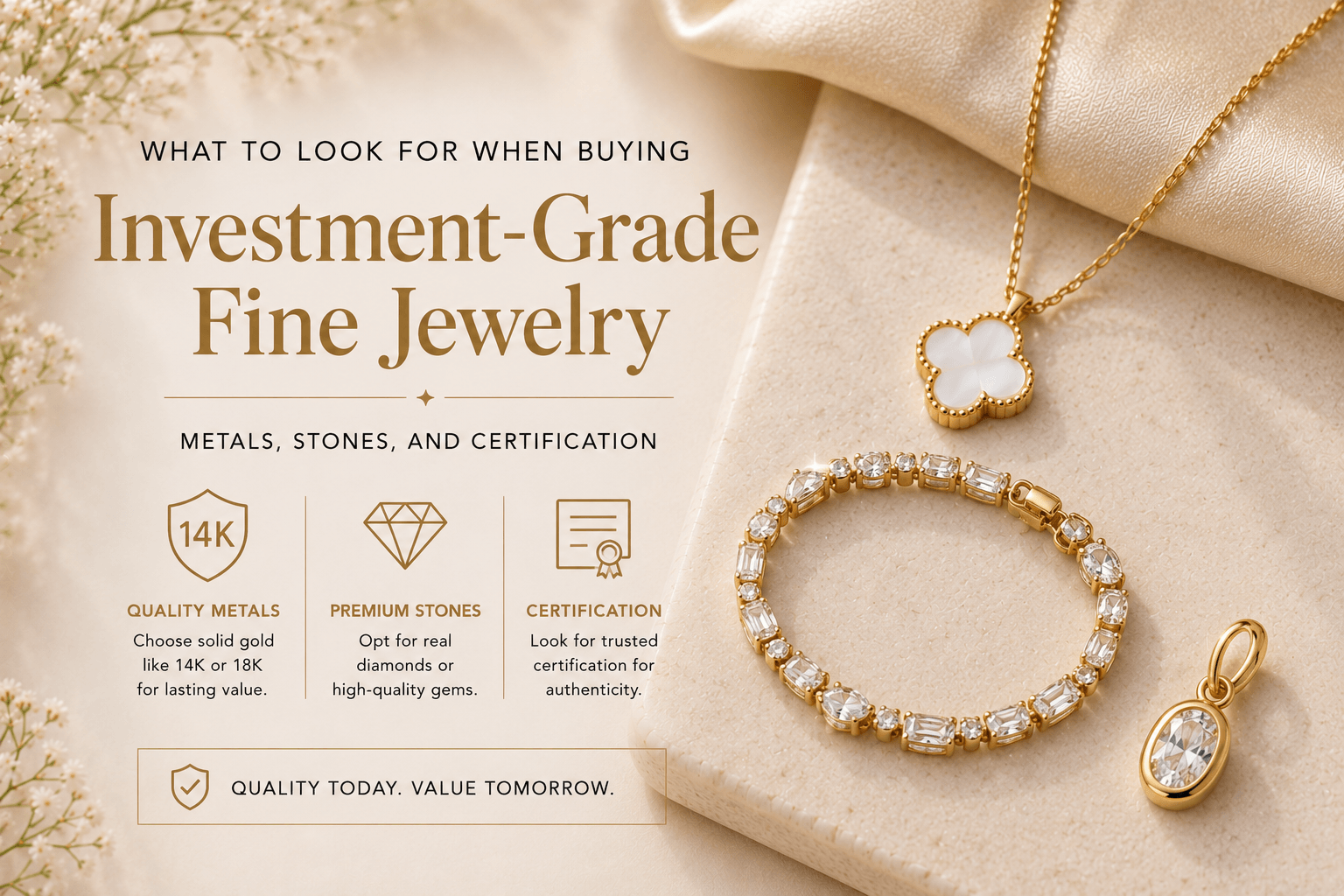 What to Look For When Buying Investment-Grade Fine Jewelry: Metals, Stones, and Certification