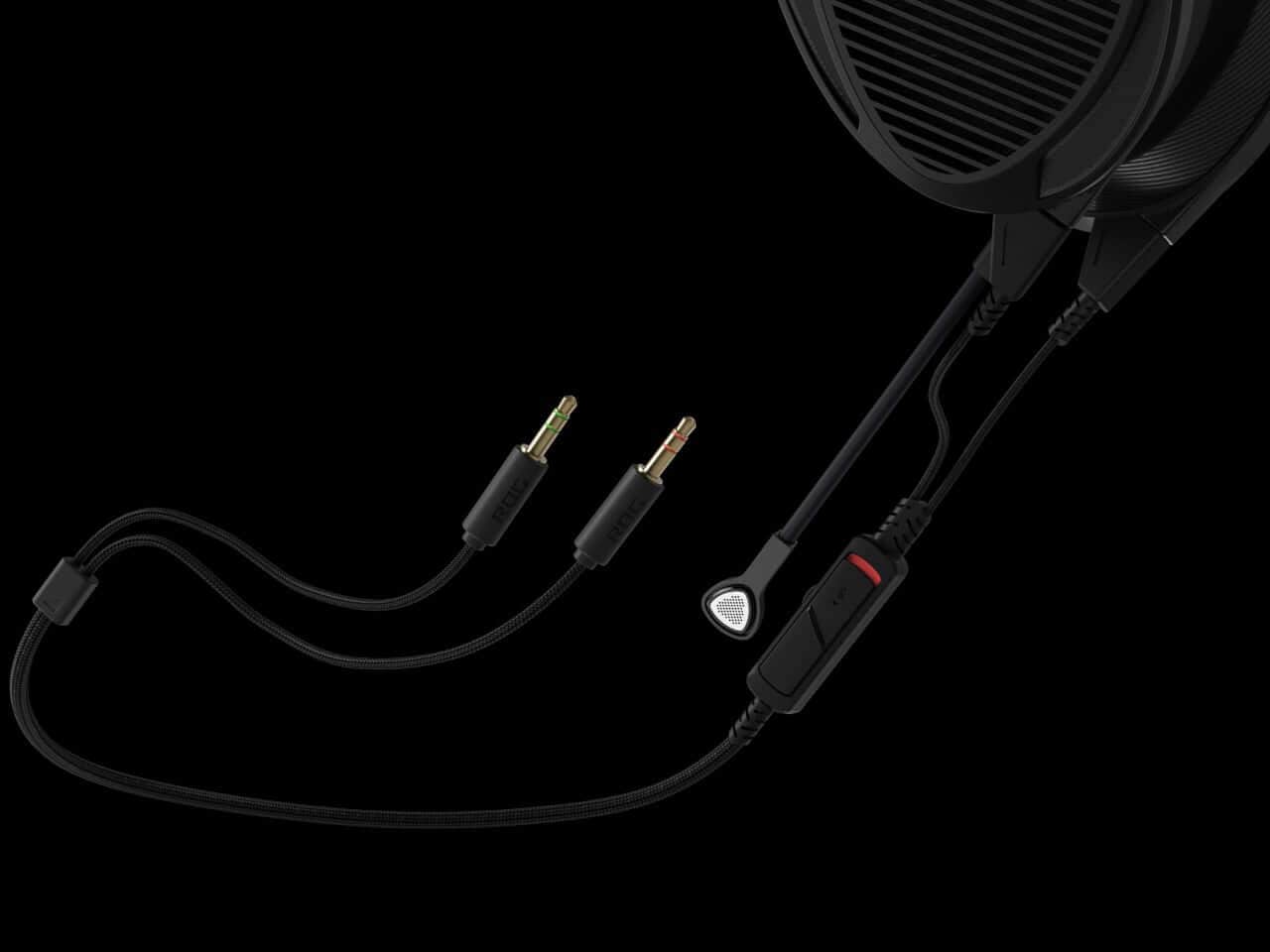 ROG Kithara headset with mic close-up