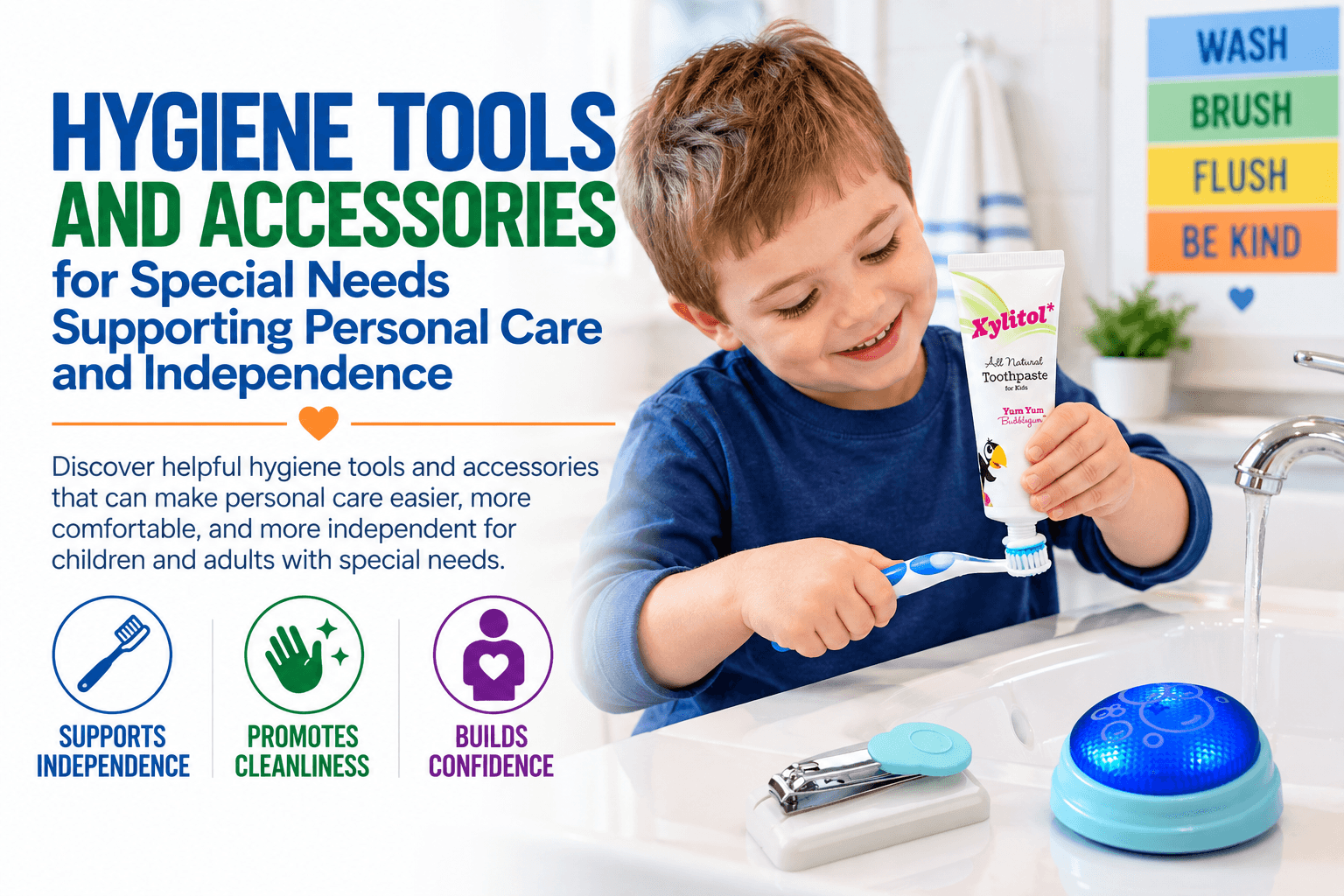 Hygiene Tools and Accessories for Special Needs