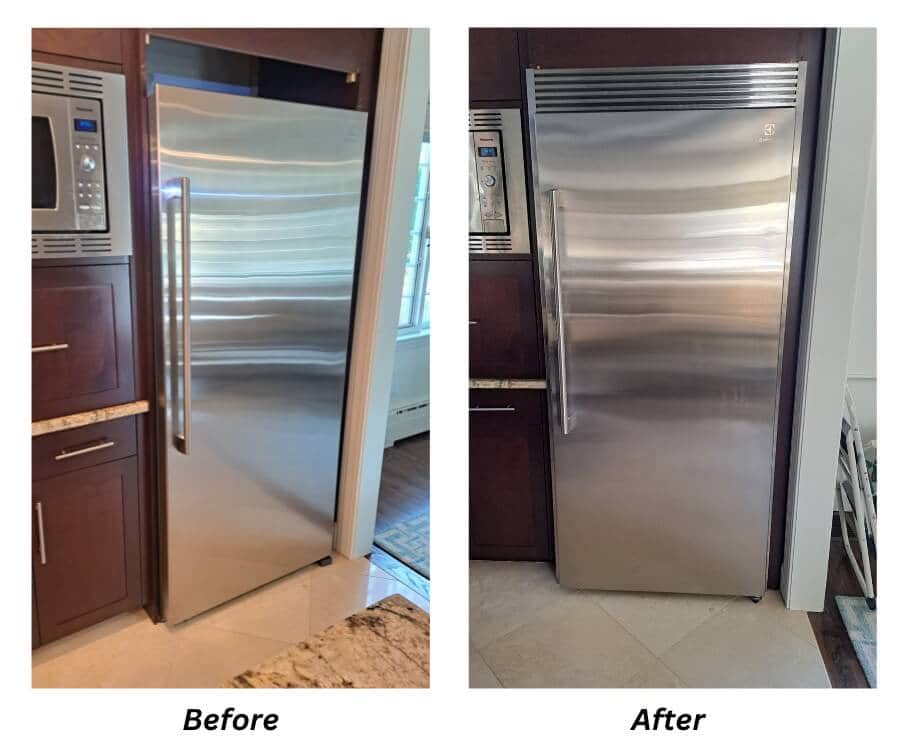 refrigerator vents before and after