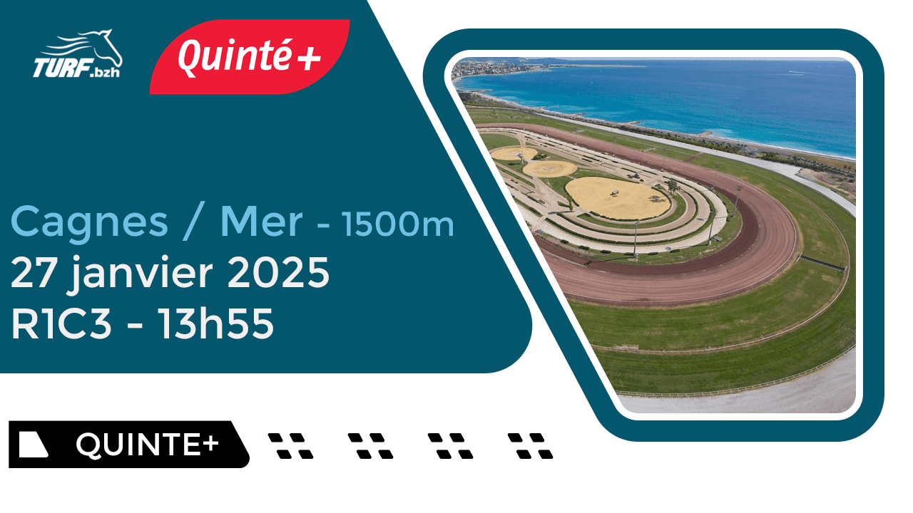 Quinté Cagnes sur Mer : Analyse et Pronostic du 27 Janvier 2025