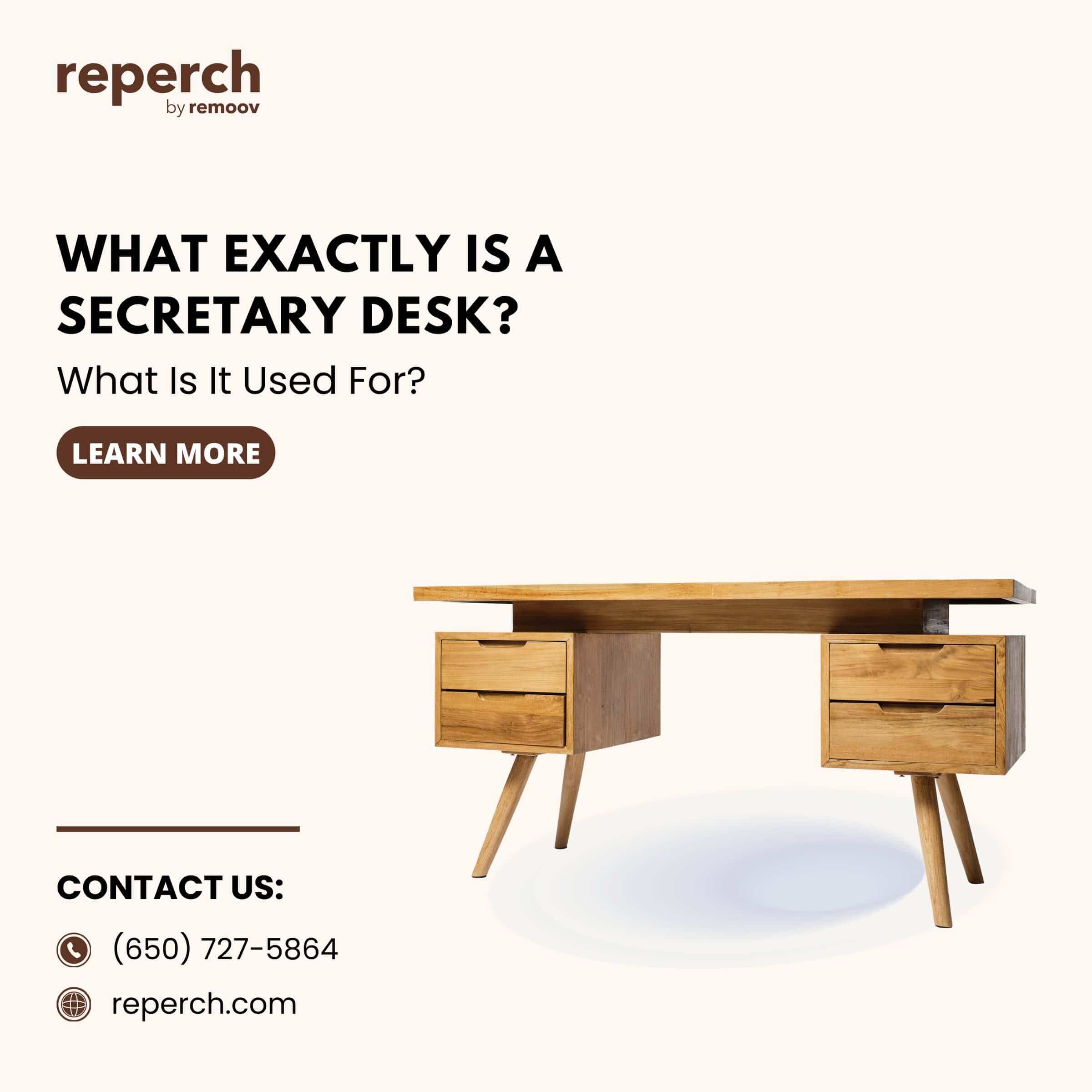What Exactly Is a Secretary Desk, and What Is It Used For?