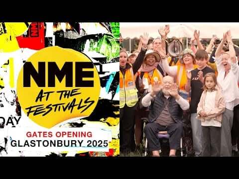 The Eavis family opening the gates to Glastonbury 2025