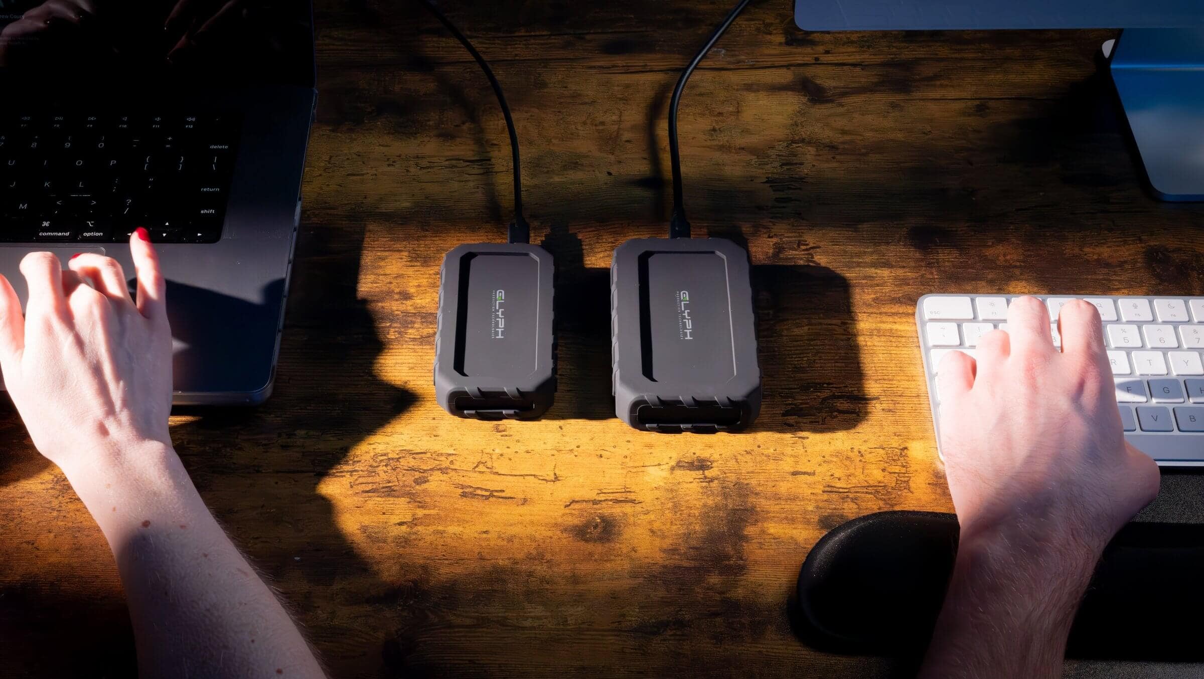The Glyph Atom EX20 and Atom EX40 Portable NVMe SSDs