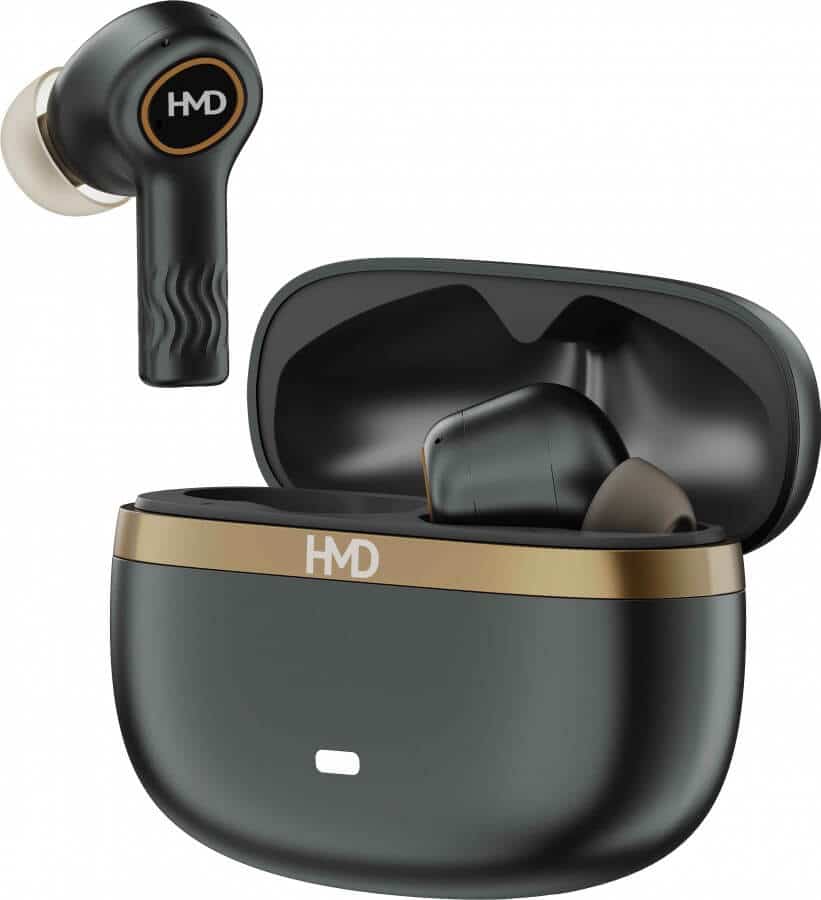 Close-up of Dub X50 Pro earbuds