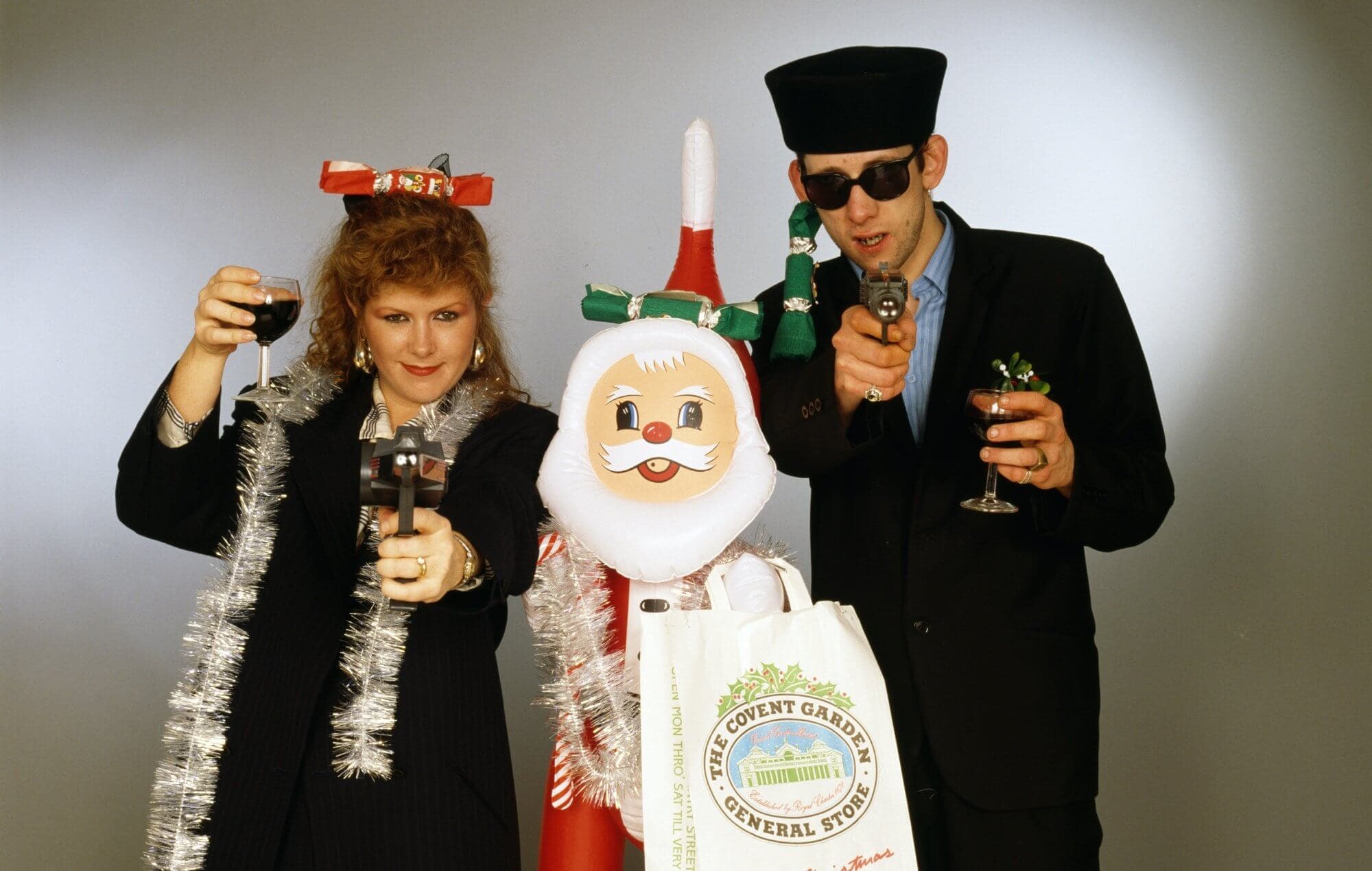 Kirsty MacColl and Shane MacGowan, photo by Tim Roney/Getty