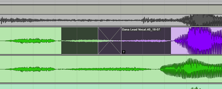 Vocal comp with audible double breath