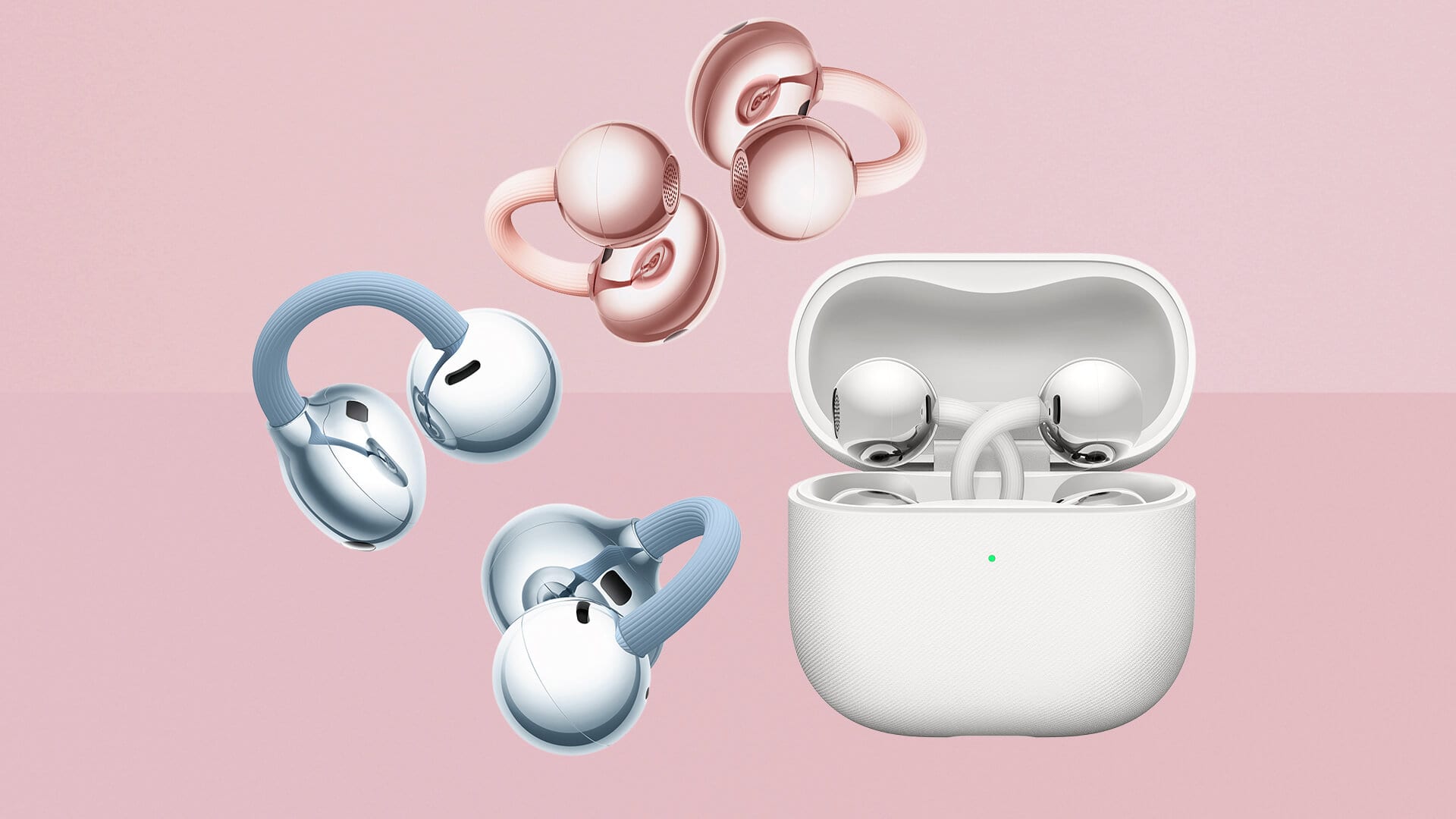 Huawei FreeClip 2 open-ear headphones in stylish design