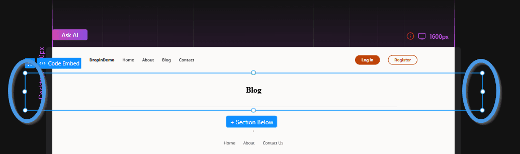 TeleportHQ blog install step
