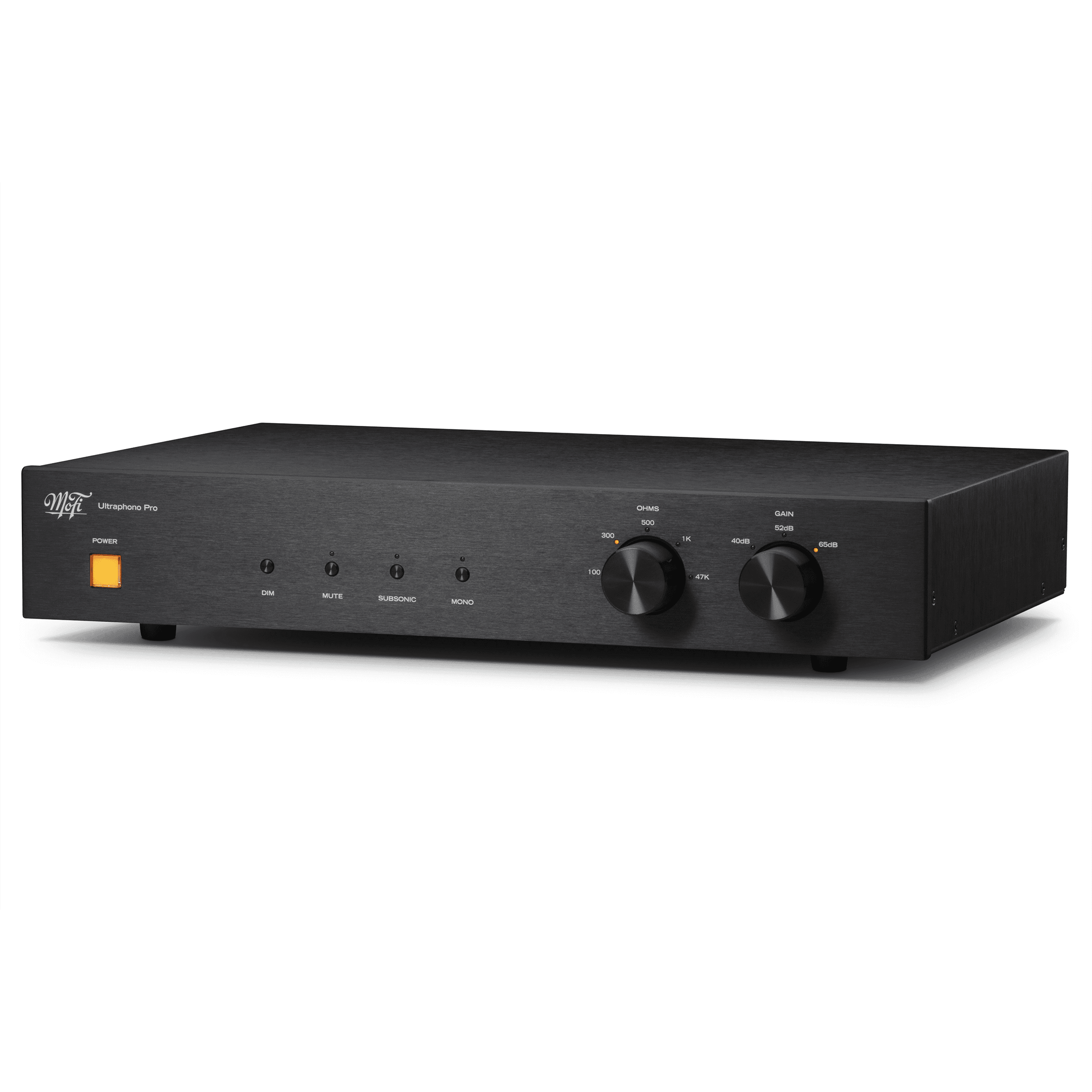 MoFi UltraPhono Pro phono preamplifier angled shot