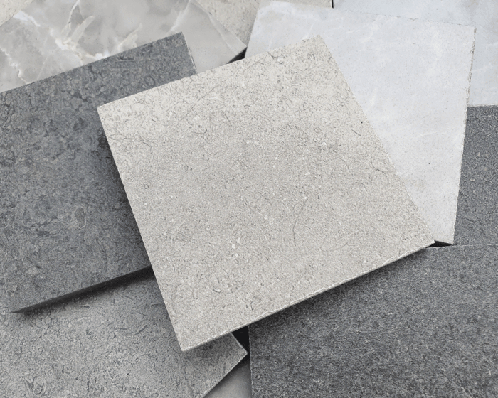 Honed natural stone
