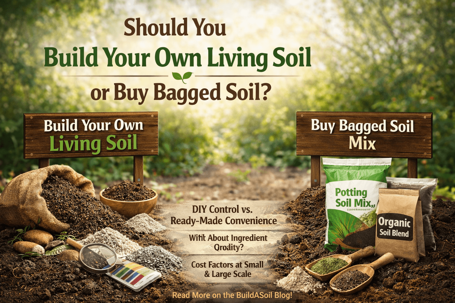 Should you build your own living soil image
