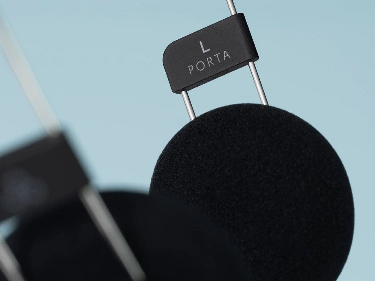 Final Porta headphones with the distinctive lightweight headband