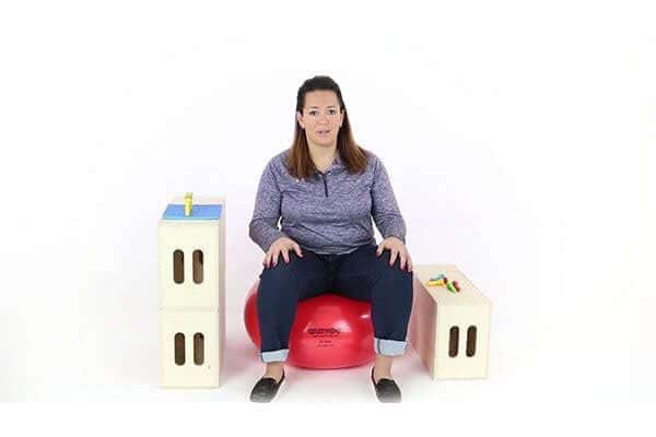 How to use the CanDo Donut Exercise Ball
