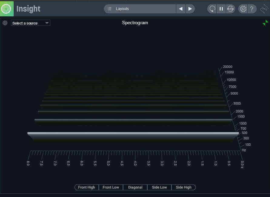 iZotope Insight shows harmonics that adding compression introduces