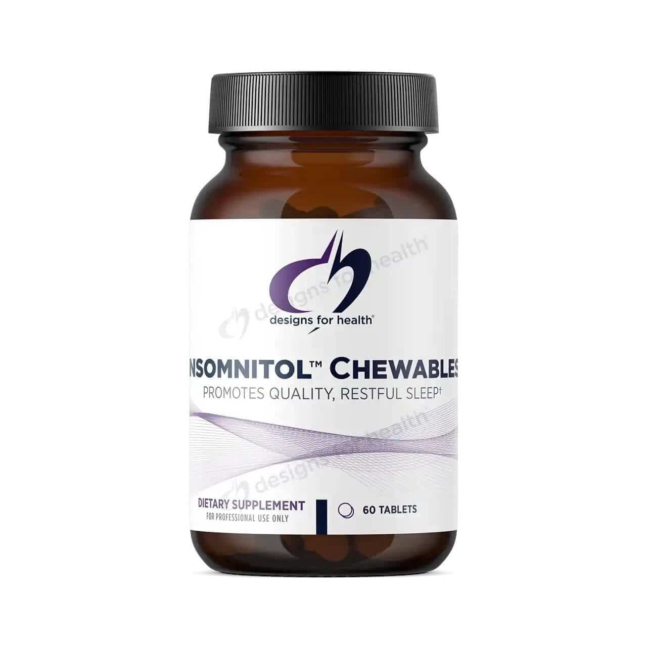 Insomnitol Chewables by Designs for Health – Natural Sleep Support Without Grogginess