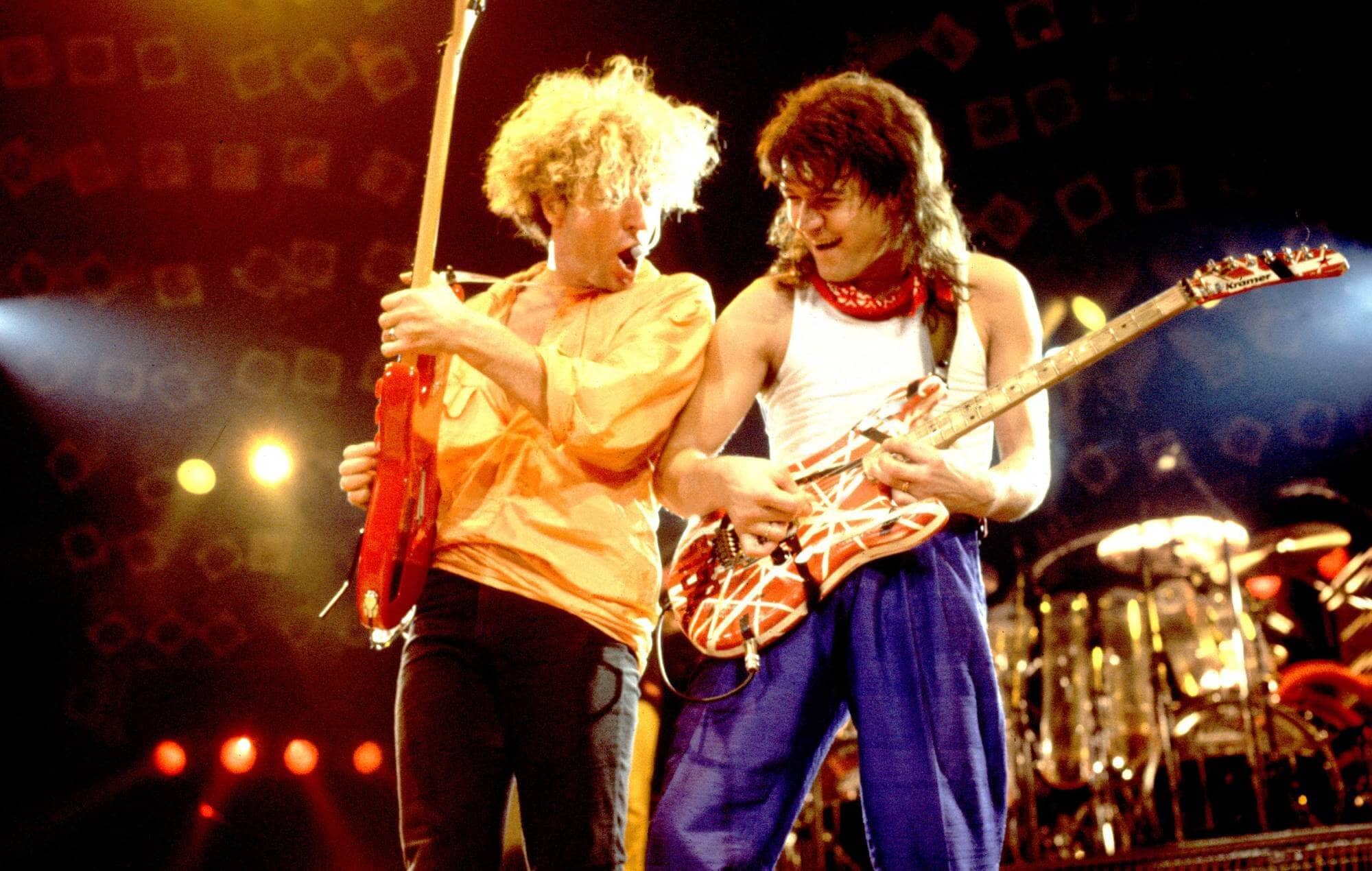Sammy Hagar and Eddie Van Halen
