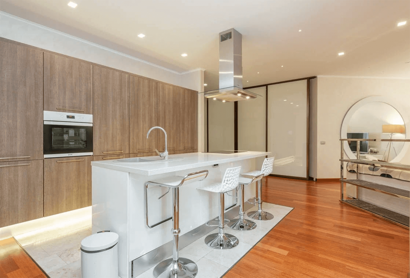 With Trendy Bar Stools