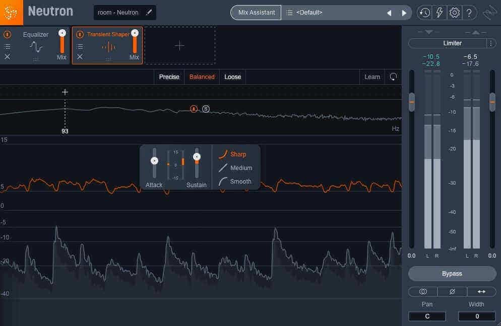 Beefing up the sustain with Transient Shaper