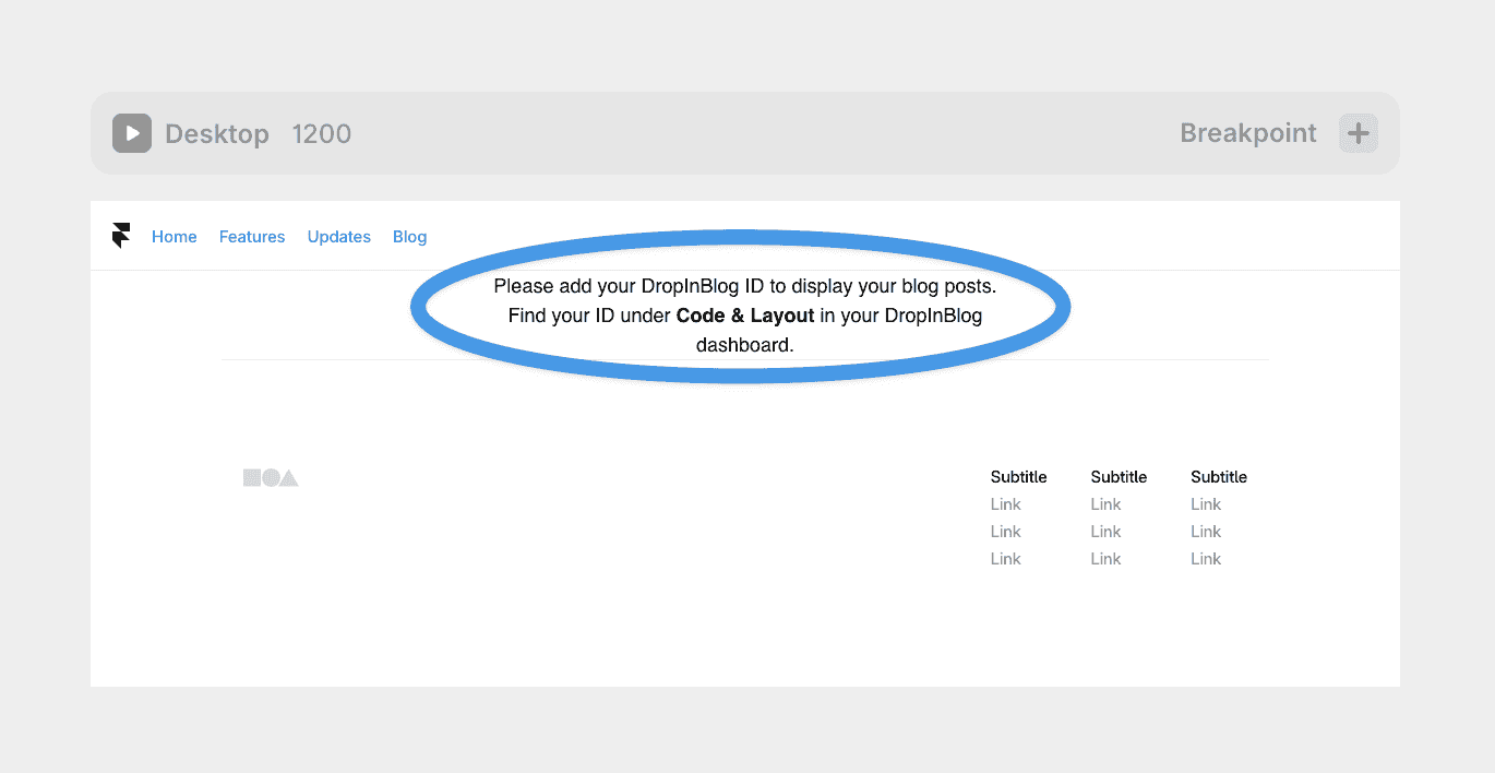 Framer blog install step