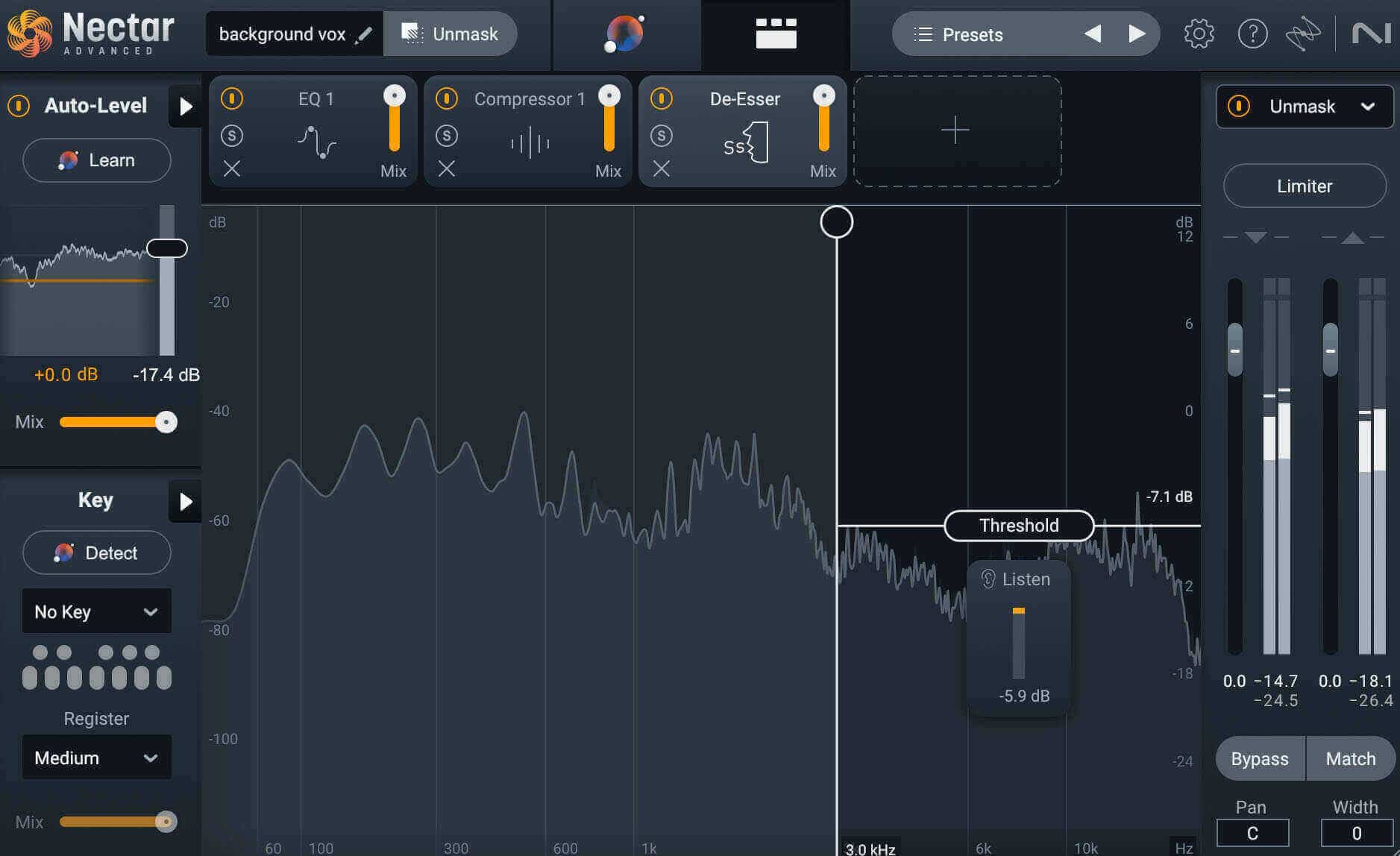 Nectar De-esser module
