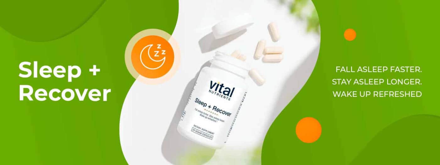 Sleep + Recover by Vital Nutrients 90 softgels