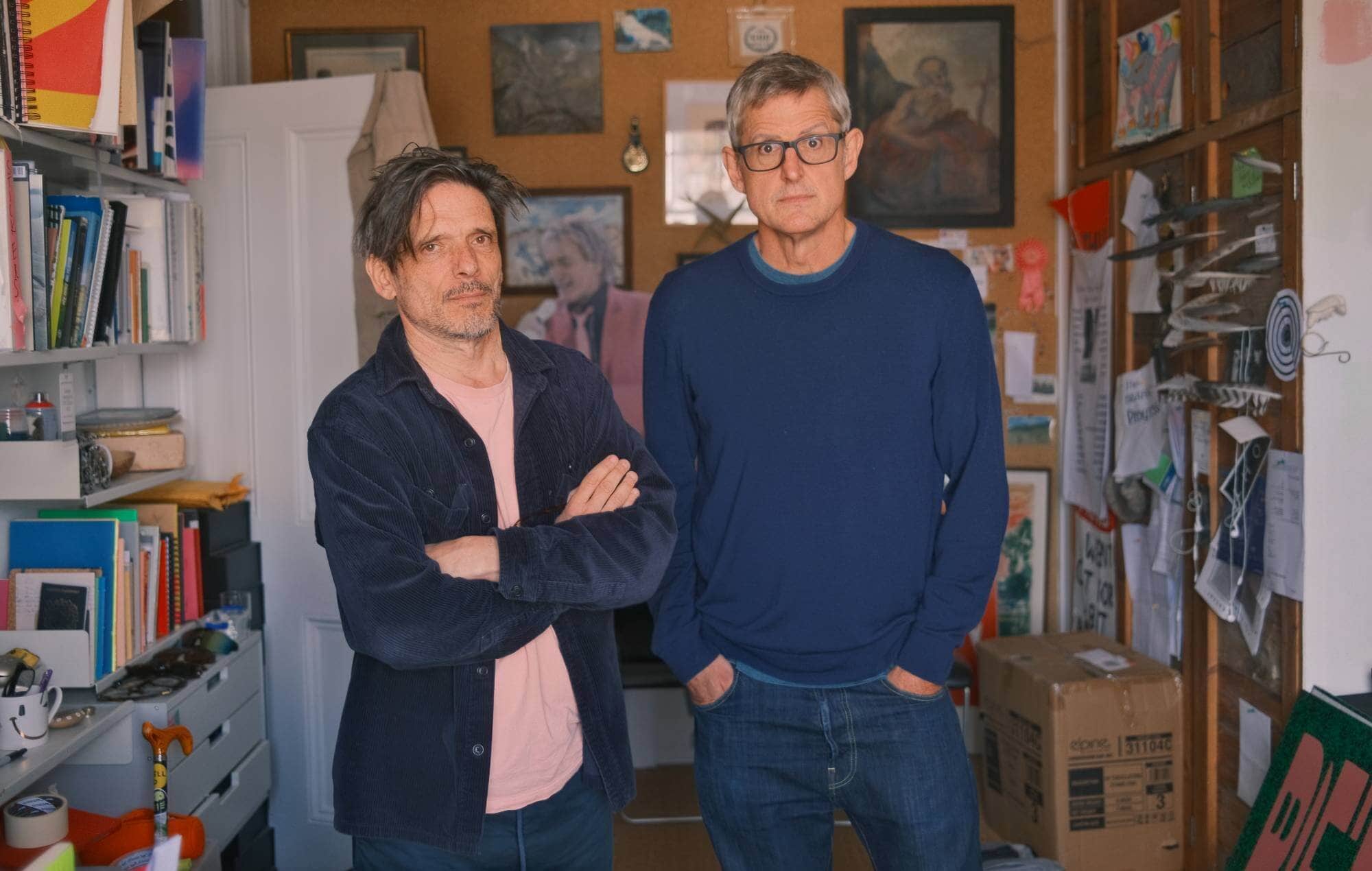 Louis Theroux with Jeremy Deller