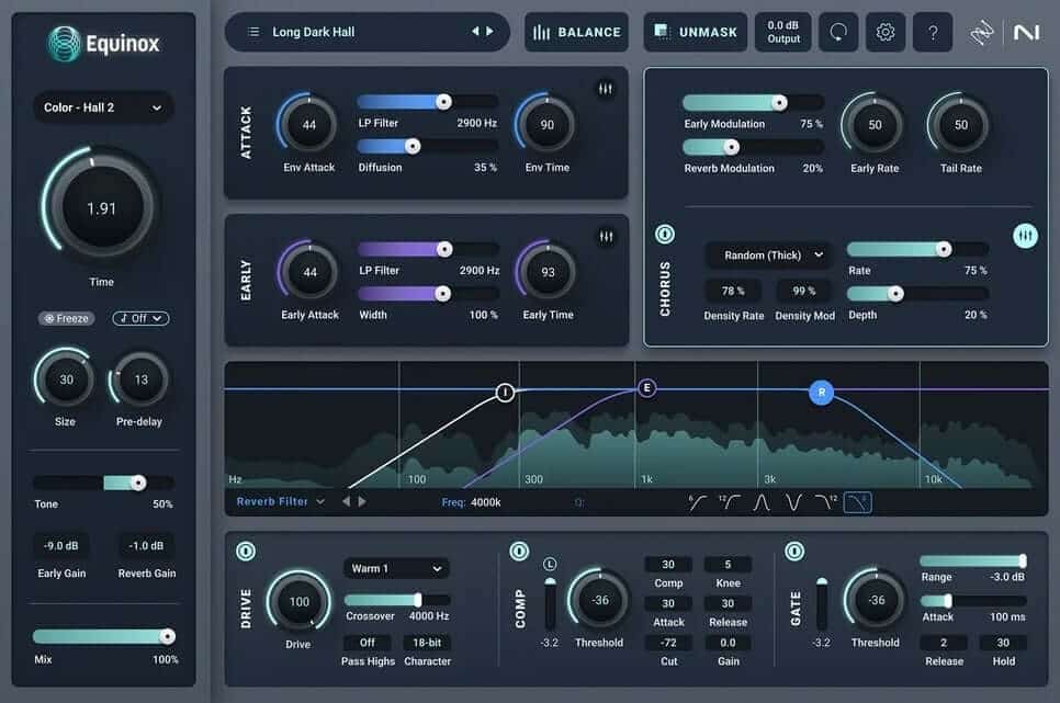 iZotope Equinox reverb