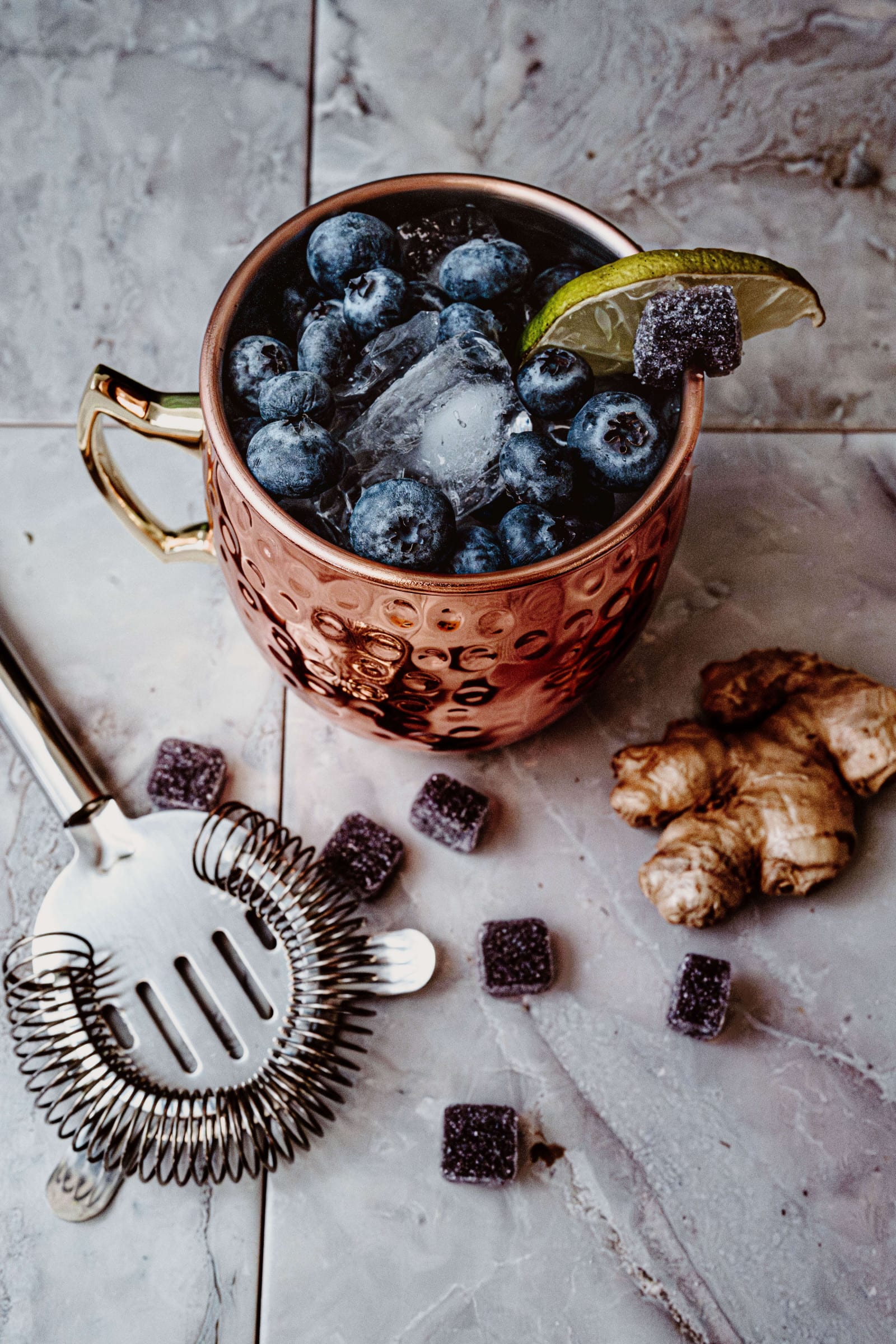 Blueberry Ginger Lime Gummy Recipe