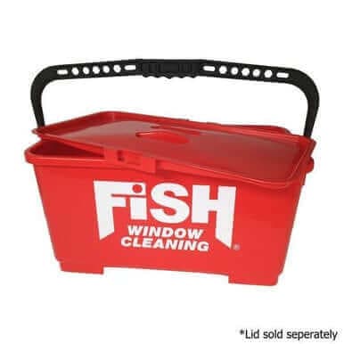 ProTool Bucket Rectangular FISH Red 06 Gal